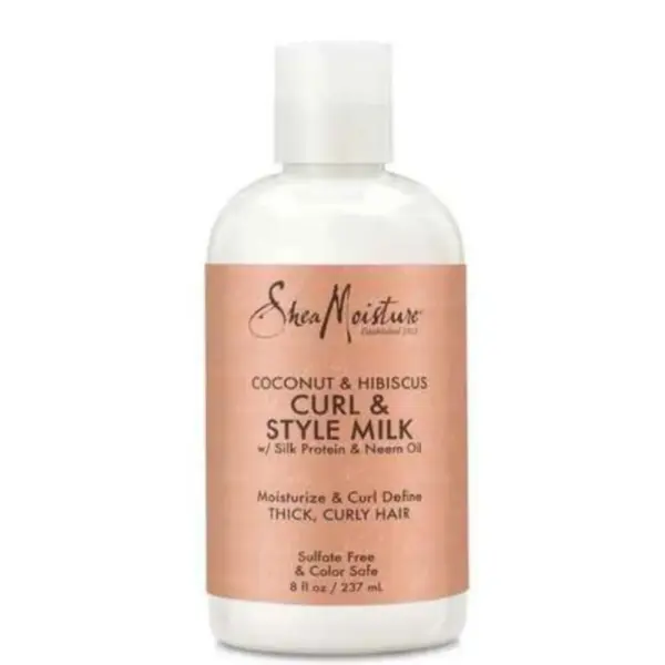 Shea Moisture Coconut and Hibiscus Curl and Style Milk 237ml - Imagen 1